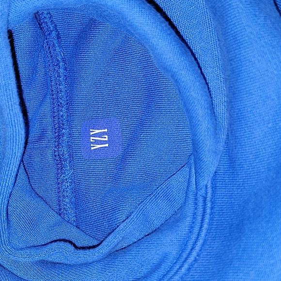 {Yeezy by Gap} Blue Hooded Sweatshirt - Picture 5 of 5
